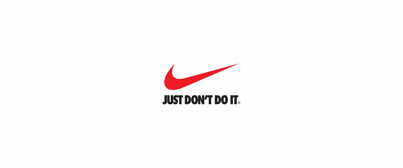 Le célèbre slogan de Nike revu pour le confinement