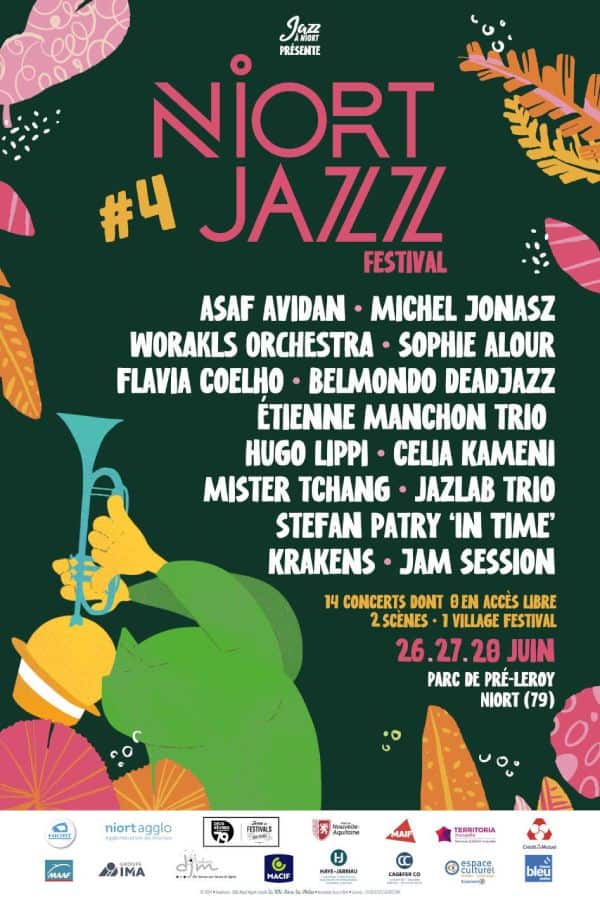 Affiche du festival de jazz 2024 à Niort