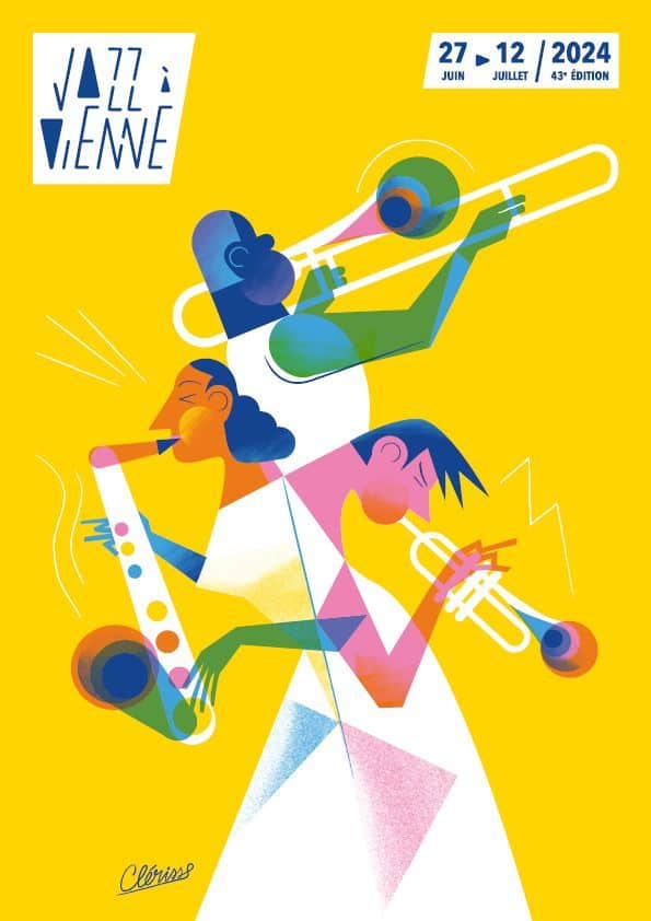 Affiche jazz à Vienne 2024