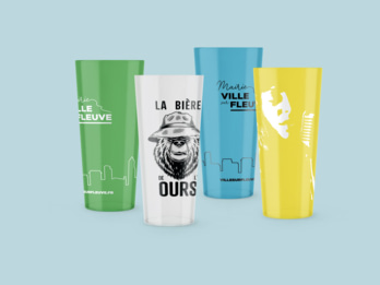 Gobelet Personnalisé Anniversaire Ecocup réutilisable Cadeau invité Bar  boissons -  France