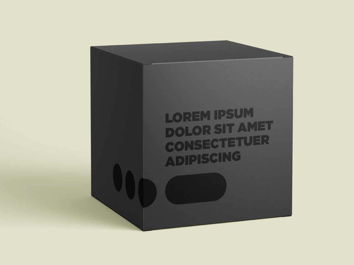 Podium cube carton: une PLV éco conçue robuste et durable
