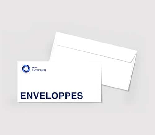 Impression d'enveloppes personnalisées avec fenêtre pas cher